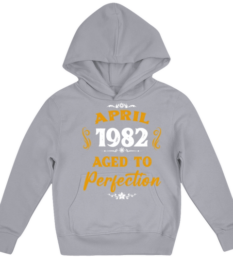 April 1982 Vintage Birthday Present Kids Hoodie