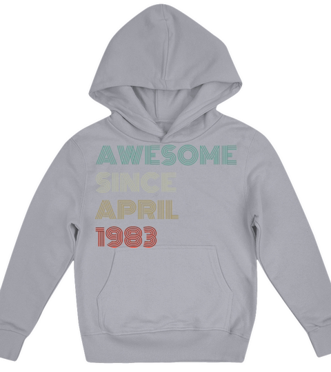 Awesome Since 1983 40th Birthday Gifts 40 Years Kids Hoodie