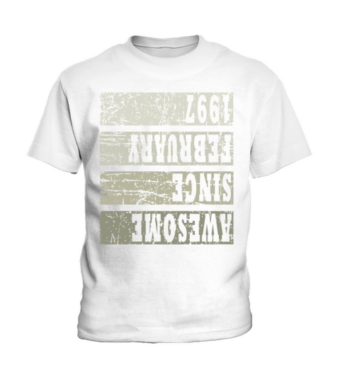 Born 1997 February 26th Birthday Gift Kids T-Shirt