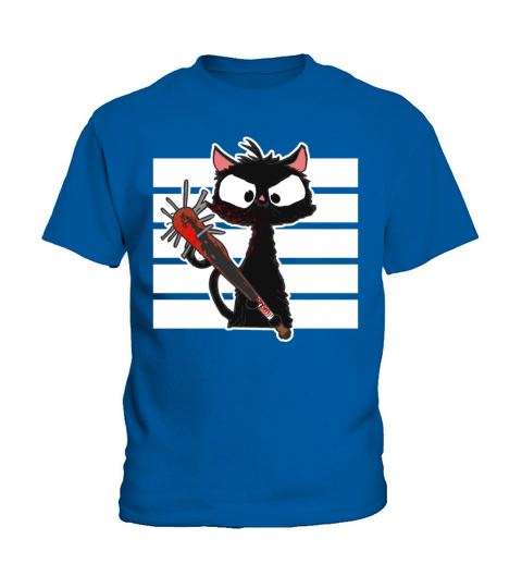 Halloween Retro Cat Vintage Cat Kids T-Shirt