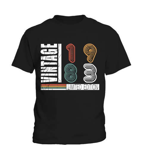 Original 1983 vintage birthday retro Kids T-Shirt