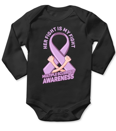 Her Fight is My Fight Long Sleeve Baby One-Piece