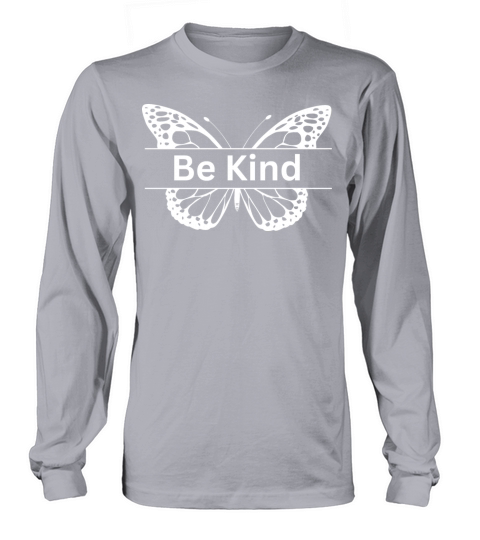 Be Kind Butterfly Cute Print graphic Retro design Long sleeved Unisex