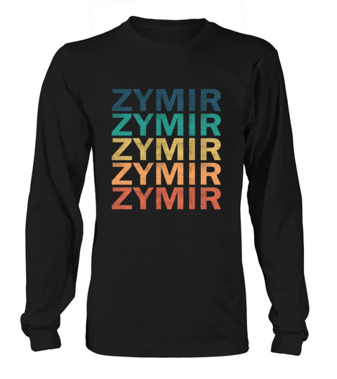 Zymir Name T Shirt - Zymir Vintage Retro Name Gift Long sleeved Unisex