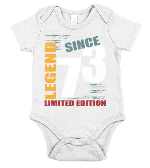 50th birthday vintage 1973 legend since 1973 Short Sleeve Baby One-Piece
