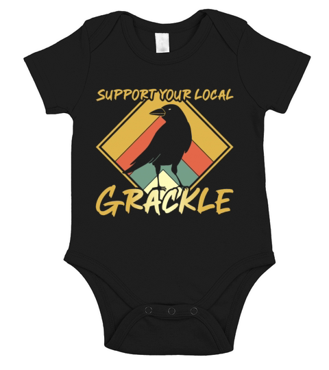 Support your local Grackle Design for a Grackle Short Sleeve Baby One-Piece