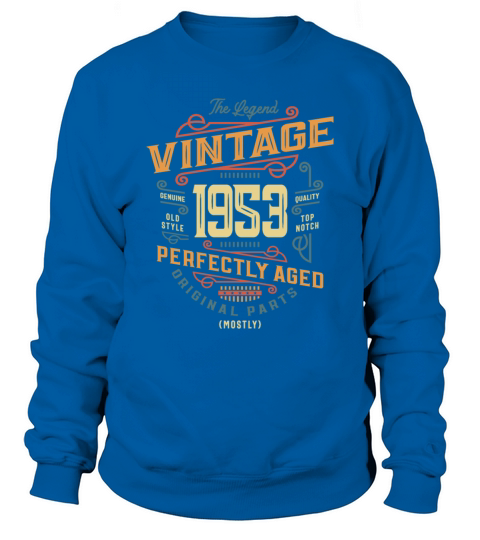 Vintage 1953 70th Birthday Sweatshirt Unisex