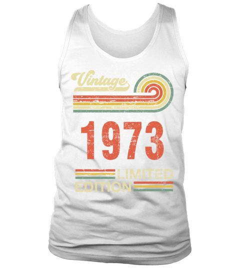 50 Year Old Gifts Vintage 1972 Limited Edition Tank Top Unisex