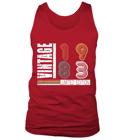 Original 1983 vintage birthday retro Tank Top Unisex