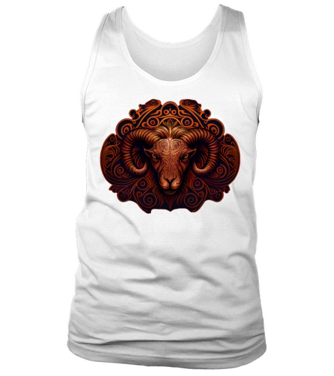 Ram Astrological Sign Aries Western Zodiac Symbol Tank Top Unisex