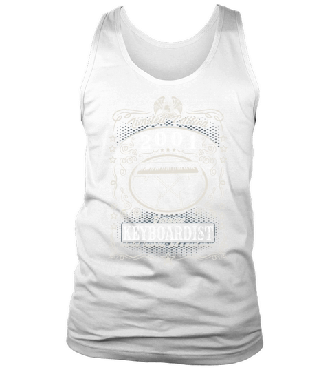 Vintage 2001 Keyboardist Birthday Gift Keyboard Tank Top Unisex