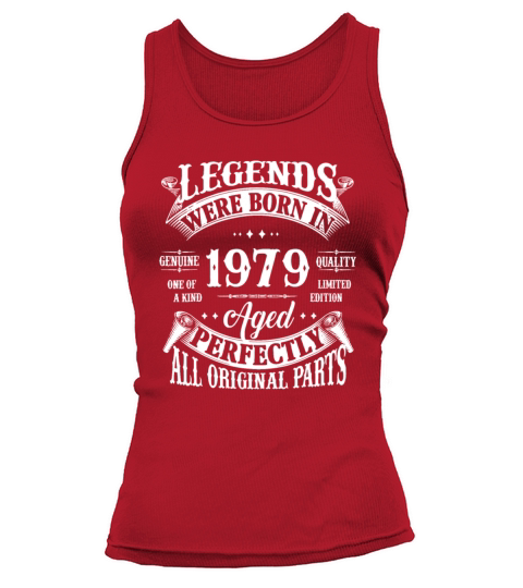 43rd Birthday Vintage Legends Born In 1979 43 Year Tank top Woman