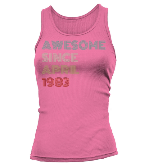 Awesome Since 1983 40th Birthday Gifts 40 Years Tank top Woman