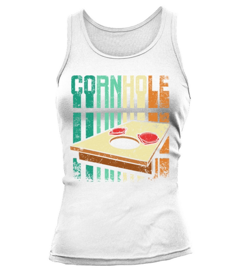 Retro Vintage Cornhole Tank top Woman