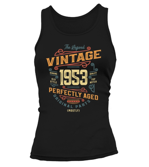 Vintage 1953 70th Birthday Tank top Woman