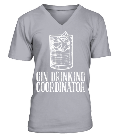 Gin Drink Drinking Gin Gift V-Neck T-shirt
