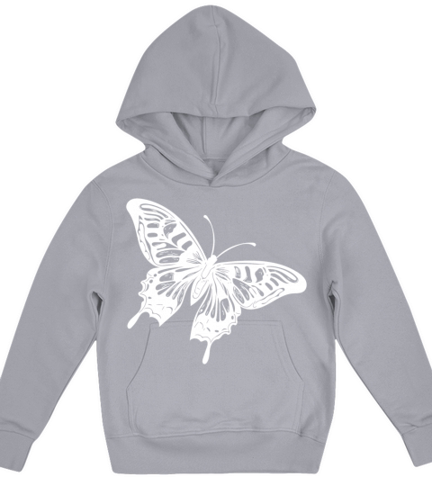 Elegant Vintage Tattoo Butterfly Kids Hoodie