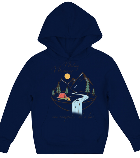 Making memories one campsite at a time Kids Hoodie