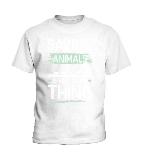 animal protection funny saying Kids T-Shirt