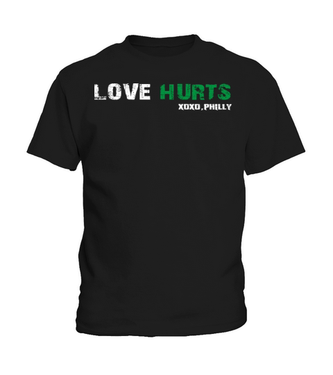 Love Hurts Vintage Philly Hurts So Good Eagles Fan Kids T-Shirt
