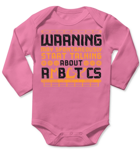 Robot Robotics Engineer Vintage Long Sleeve Baby One-Piece