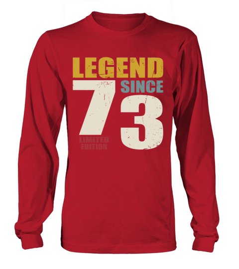 50th birthday vintage 1973 legend since 1973 Long sleeved Unisex