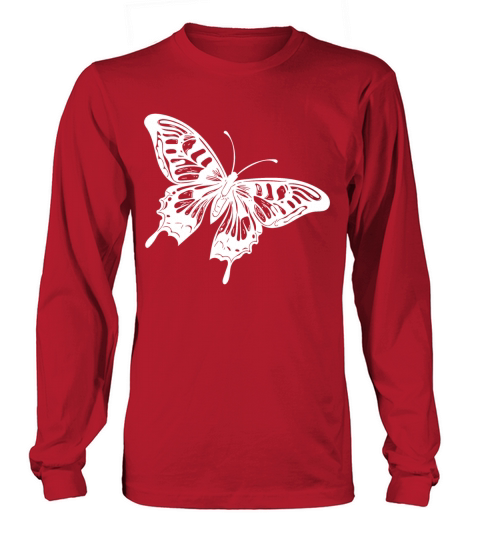 Elegant Vintage Tattoo Butterfly Long sleeved Unisex