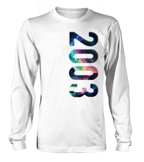 Limited Edition 2003 June Birthday Polar Lights Long sleeved Unisex