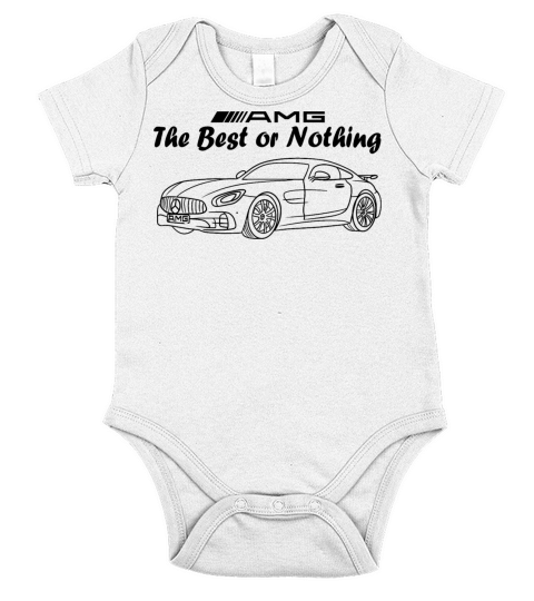 AMG benz The Best or Nothing Short Sleeve Baby One-Piece