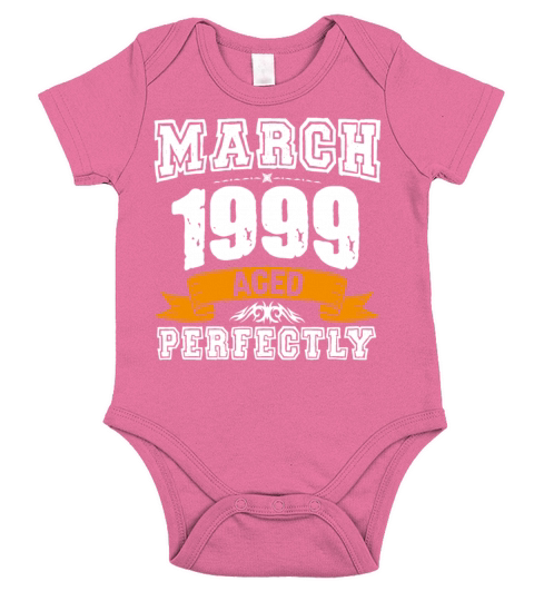 March 1999 Vintage Birthday Present Short Sleeve Baby One-Piece