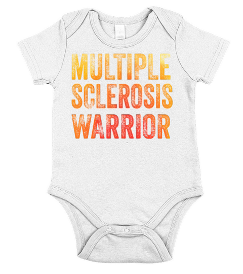 Multiple Sclerosis Warrior Short Sleeve Baby One-Piece