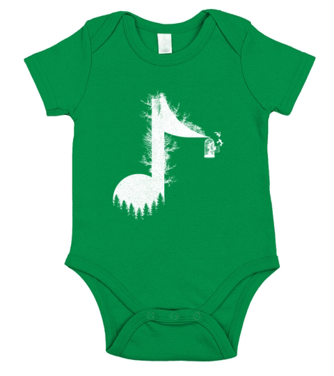 Music Short Sleeve Baby One-Piece