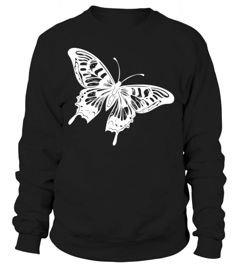 Elegant Vintage Tattoo Butterfly Sweatshirt Unisex