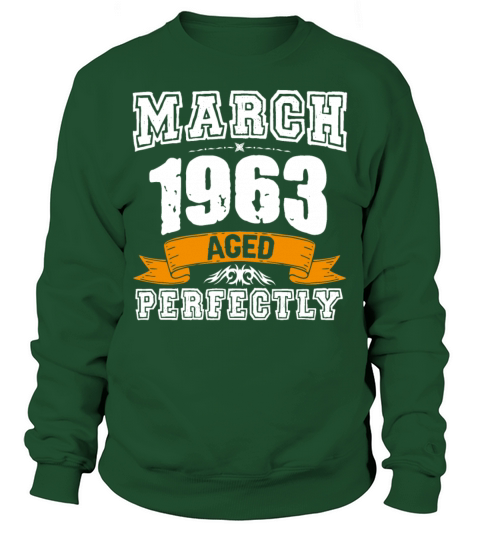 March 1963 Vintage Birthday Present Sweatshirt Unisex