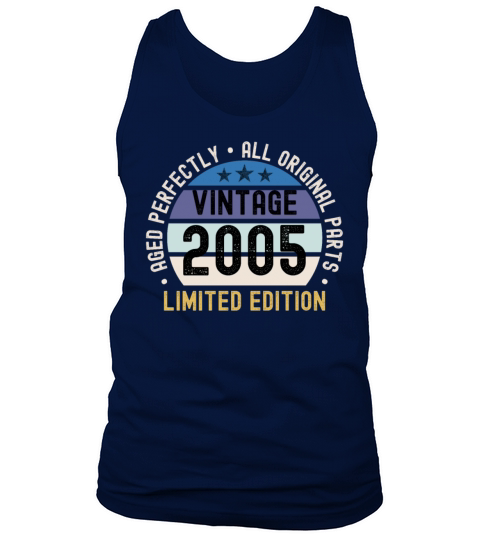 18th Birthday Vintage 2005 Tank Top Unisex