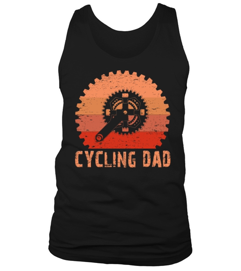 Cycling Dad Fathers Cyclist Tank Top Unisex