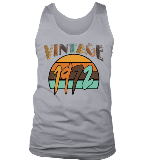 Vintage 1972 T-Shirts Tank Top Unisex
