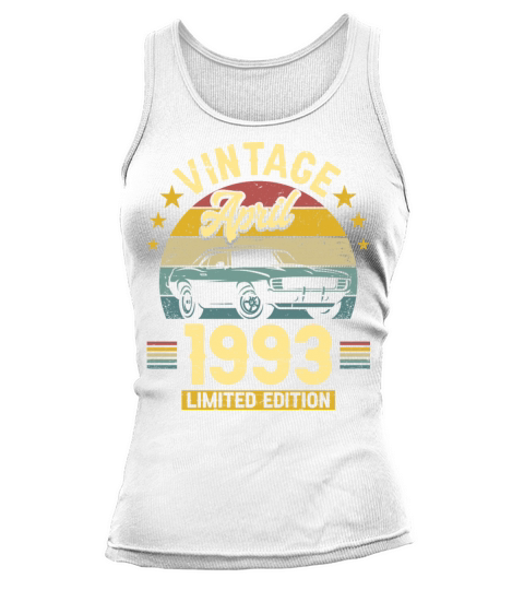 April 1993 30 Years Old Vintage 30th Birthday Tank top Woman