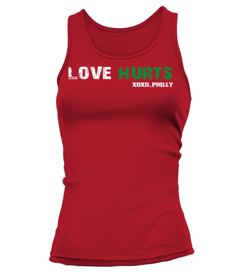Love Hurts Vintage Philly Hurts So Good Eagles Fan Tank top Woman