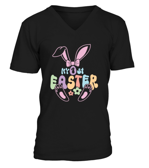 My 1st Easter V-Neck T-shirt