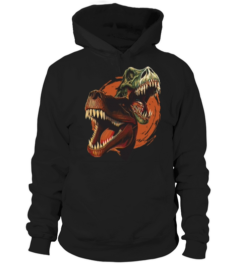 Vintage Tyrannosaurus Rex Dinosaur Head Skeleton Hoodie Unisex