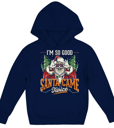 Christmas Adult Humor Sarcastic Santa Kids Hoodie