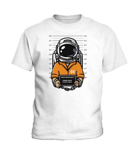 Funny Astronaut Kids T-Shirt