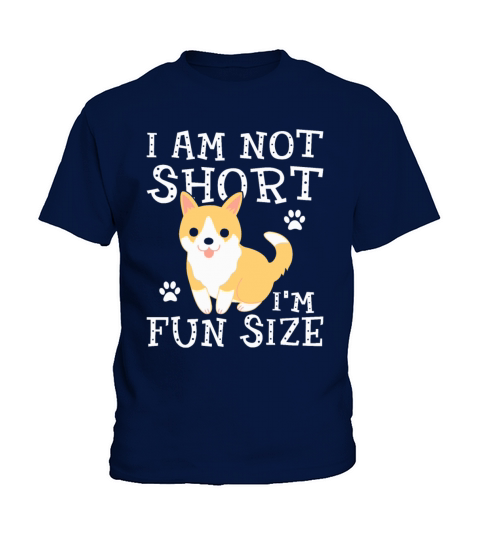 Im not short Im fun sized idea Funny Shiba Inu D Kids T-Shirt