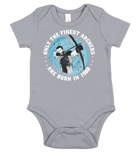 Archer born in 1988 Vintage Birthday Arrow-sports Short Sleeve Baby One-Piece