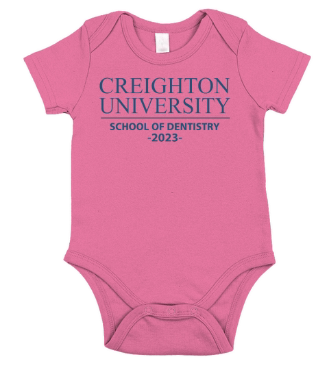 CREIGHTON DENTAL SCHOOL CLASS OF 2023 Short Sleeve Baby One-Piece