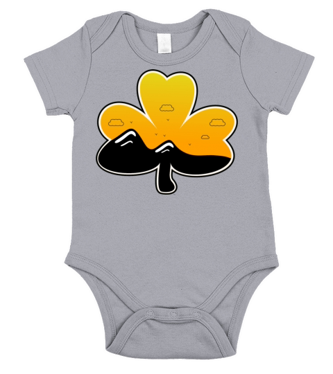 vintage st patrick sunrise Short Sleeve Baby One-Piece