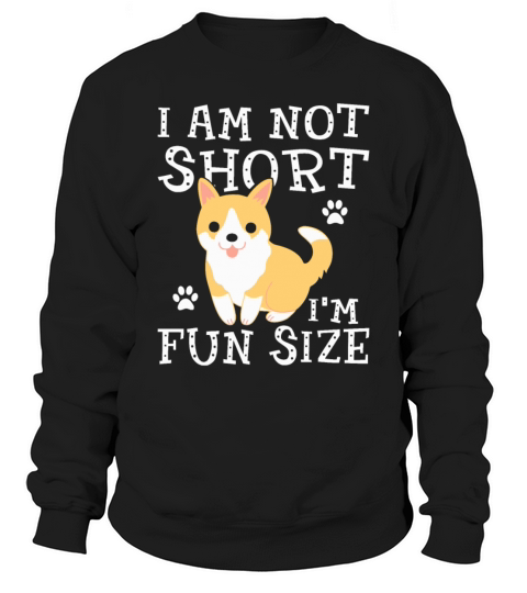 Im not short Im fun sized idea Funny Shiba Inu D Sweatshirt Unisex
