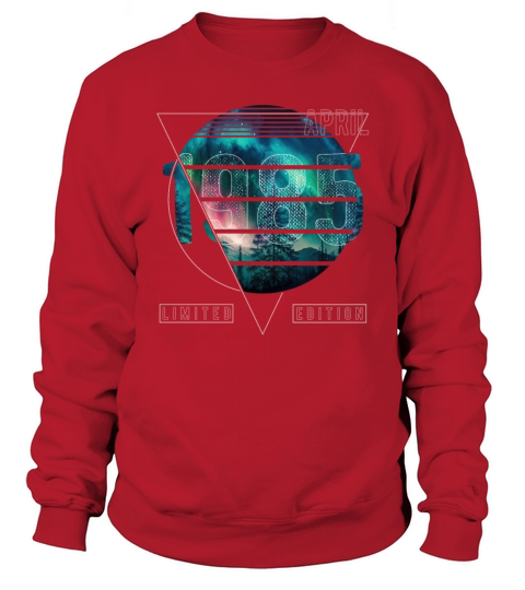 Limited Edition 1985 April Birthday Polar Lights Sweatshirt Unisex