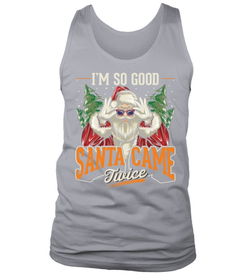 Christmas Adult Humor Sarcastic Santa Tank Top Unisex